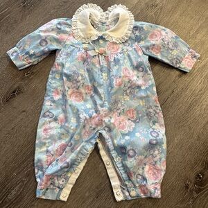 Vintage Doe - spun baby girls onsie rhomper